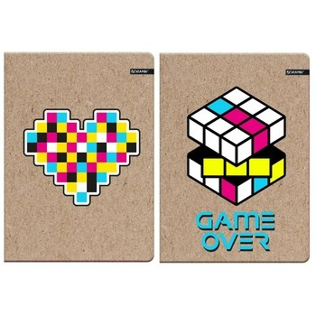 ZESZYT A4/60k. Kratka / KRAFT LINER FLUO