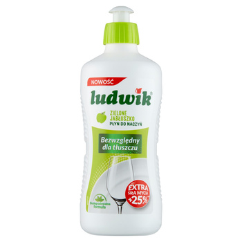 Ludwik Płyn do naczyń zielone jabłuszko 450 g