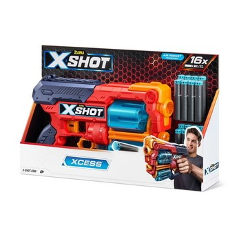 X-Shot Wyrzutnia Excel-Xcess TK-12 (16 strzałek) pomarańczowa