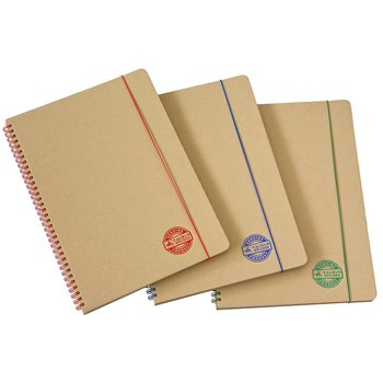 Brulion EKO A4/80K z gumką mix