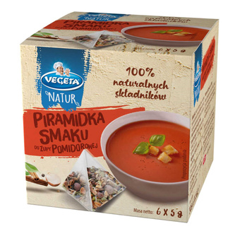 Vegeta Natur Piramidka smaku do zupy pomidorowej 30 g (6 x 5 g)
