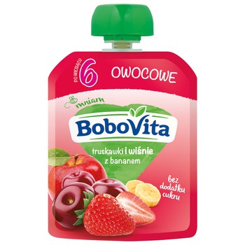 BV.TRUSKAWKA WIŚNIA BANAN 80G