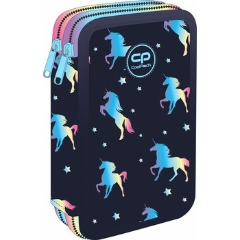 Piórnik podwójny z wyposażeniem Coolpack Jumper 2 Blue Unicorn