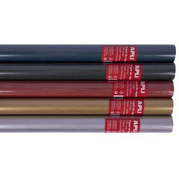 Papier prezentowy APLI Kraft Color 70x200cm w rolce mix kolorów