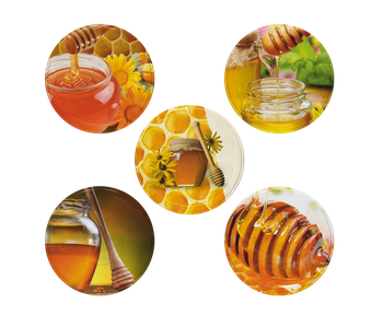 Zakrętka fi 82/6 miód - 10szt