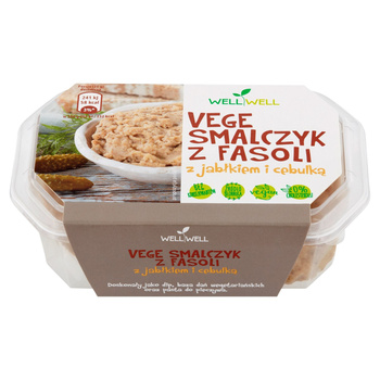 Well Well Smalczyk z fasoli z jabłkiem i cebulką 125 g