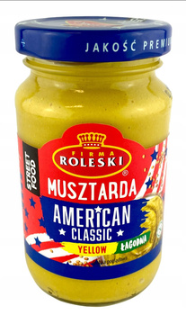 Roleski Musztarda american classic yellow łagodna 200g