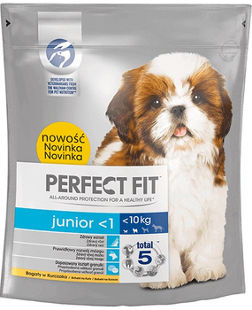 Perfect Fit Junior <1 <10 kg Karma pełnoporcjowa dla szczeniąt 825 g