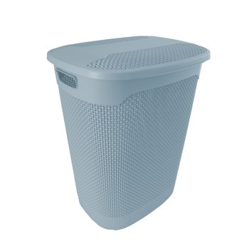 Kosz na pranie thore 60l niebieski Keeeper