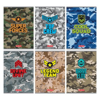 Zeszyt Herlitz 32 kartki A5 kratka Military