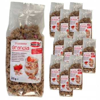 Benus Granola Truskawka 275 g