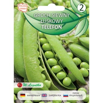 Groch siewny łuskowy Telefon - późna, nasiona gładkie 30g /Seria bazowa/ Legutko