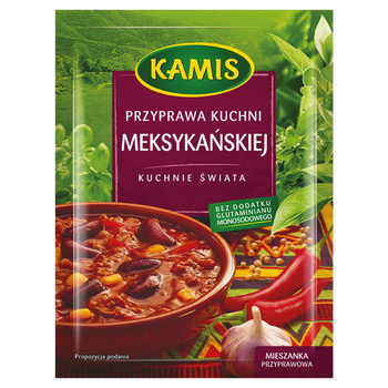 Kamis Kuchnie świata Przyprawa kuchni meksykańskiej Mieszanka przyprawowa 25g