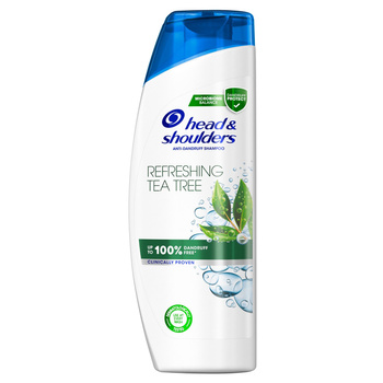 Head & Shoulders Refreshing Tea Tree, Szampon przeciwłupieżowy 400ml