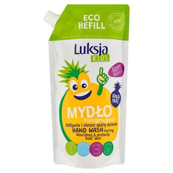 Luksja kids happy moments pielęgnujące mydło w płynie dla dzieci zapas 500ml