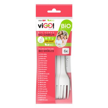 viGO! BIO Widelce PLA 6szt. woreczek