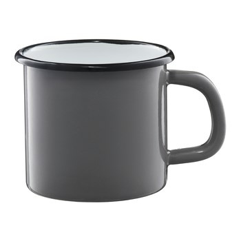 Kubek emaliowany szary 10 cm Emalia Olkusz