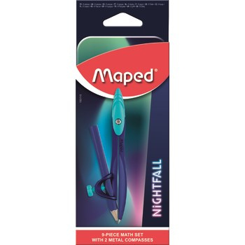 Cyrkiel Maped Nightfall 9 elementów