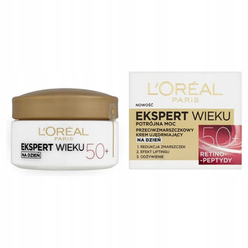 L'Oreal Paris Ekspert Wieku 50+ Przeciwzmarszczkowy krem ujędrniający na dzień 50 ml