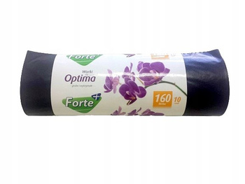 Forte+ Worki na śmieci OPTIMA 160L 10 szt LDPE