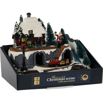 Scena bożonarodzeniowa 18cm led, 3 wzory, na baterie