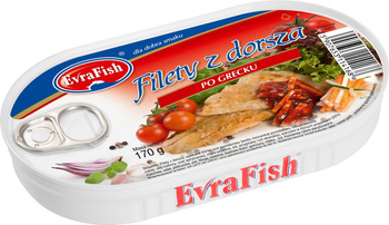 EVRAFISH filety z dorsza pogrecku 170g