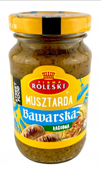 Roleski Musztarda bawarska łagodna 220g