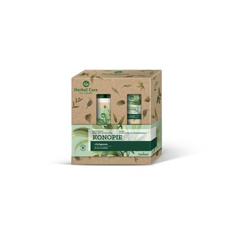 Zestaw Herbal Care pielęgnacja twarzy Konopie (krem do twarzy 50 ml + mleczko micelarne 400 ml)