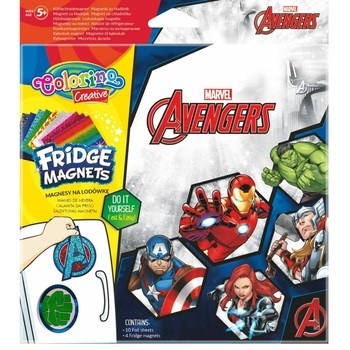 Zestaw kreatywny Colorino do wykonania magnesów na lodówkę Avengers