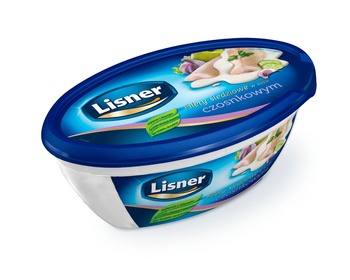 Lisner Śledź atlantycki filety w sosie czosnkowym 280 g