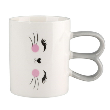 Kubek z szarymi uszami zająca 350 ml