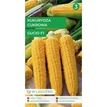 Kukurydza cukrowa  Gucio mieszaniec  10g  Seria bazowa Legutko