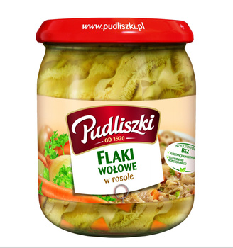 Pudliszki Flaki wołowe w rosole 500 g