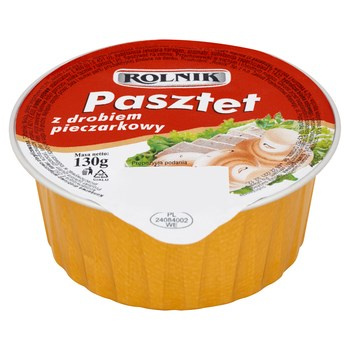 ROLNIK PASZTET DROB.PIECZ 130G