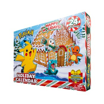 Pokemon Kalendarz świąteczny 2023 z figurkami bojowymi.