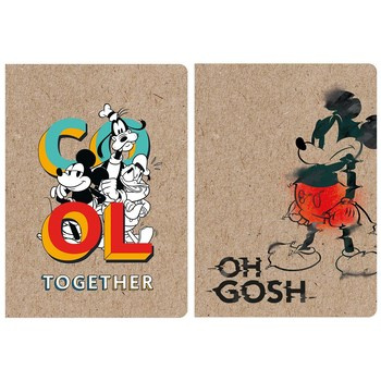 Zeszyt A5/60k. Linia Mickey Mouse Kraft Liner