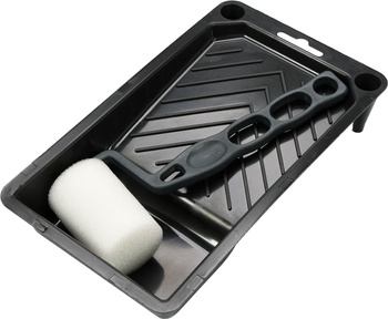 Zestaw wałek malarski moltopren 5cm + kuweta Vorel