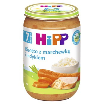 HiPP BIO Risotto z marchewką i indykiem po 7. miesiącu 220 g