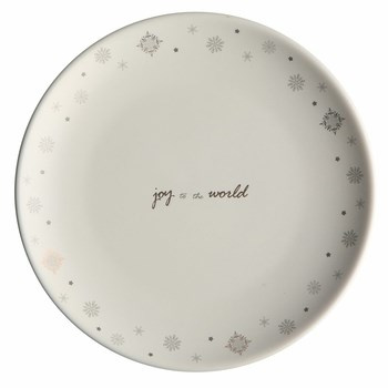 Talerz deserowy 20 cm mat kolekcja Ballerina Winter