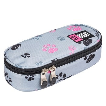 St.Right Piórnik saszetka usztywniona z wewnętrzną klapką Paws