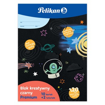 Pelikan Blok kreatywny czarny premium A4 10 kartek