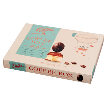 E. Wedel Pralinki z nadzieniem kawowym o smaku espresso cappuccino caffe latte 100 g