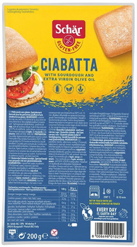 Bułki bezglutenowe Ciabatta 200g/SCHAR
