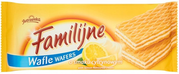 Familijne Wafle o smaku cytrynowym 180 g
