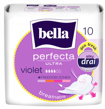 Bella Perfecta Ultra Violet Silky Drai Podpaski higieniczne 10 Pieces