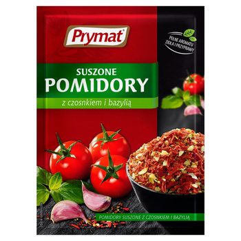Prymat Suszone pomidory z czosnkiem i bazylią 15 g