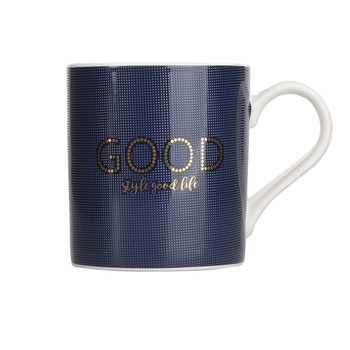 Kubek prosty 300 ml granatowy kolekcja Good Life