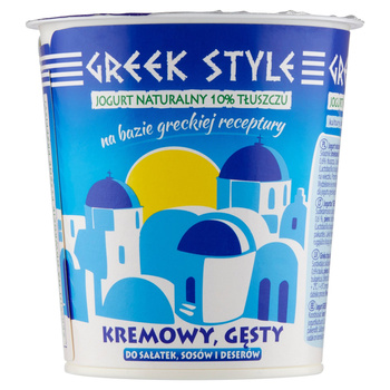 Greek Style Naturalny jogurt gęsty 340 g