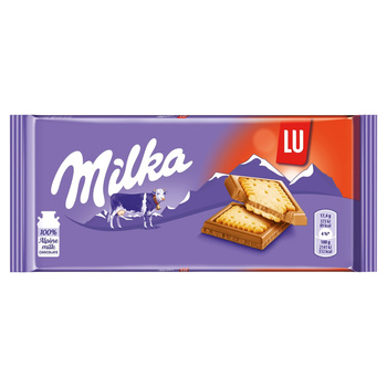 Milka Czekolada mleczna z ciasteczkami Lu 87 g