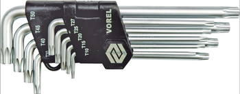 Klucze torx security 9 części T10-T50 CR-V